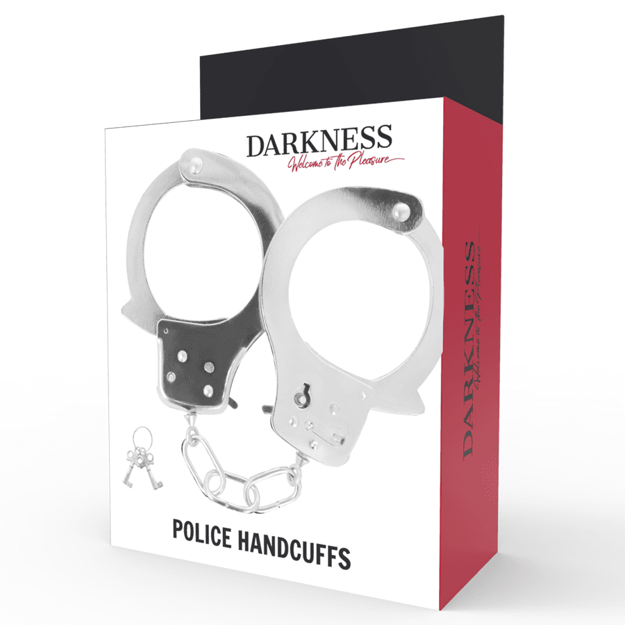 DARKNESS - METAL HANDCUFFS WITH KEYS thumb 3