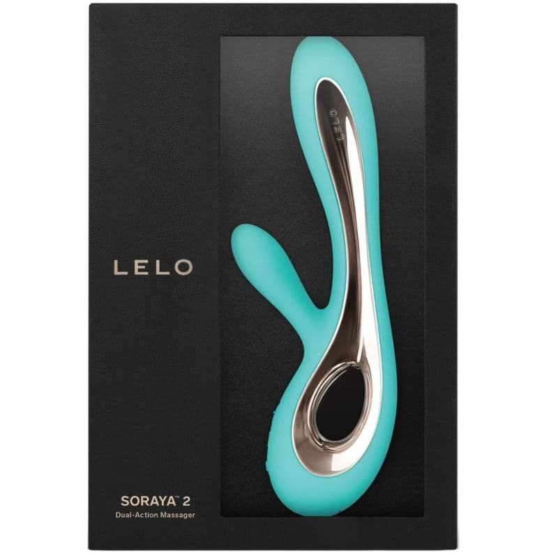 LELO - SORAYA 2 RABBIT AQUA GREEN VIBRATOR thumb 3