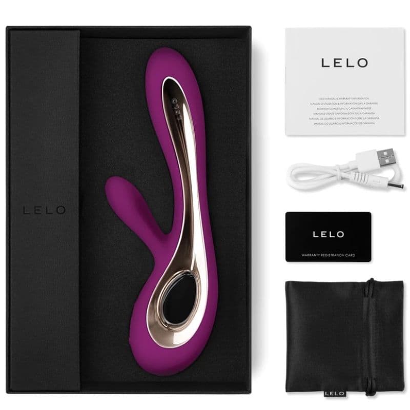 LELO - SORAYA 2 RABBIT PURPLE VIBRATOR thumb 2