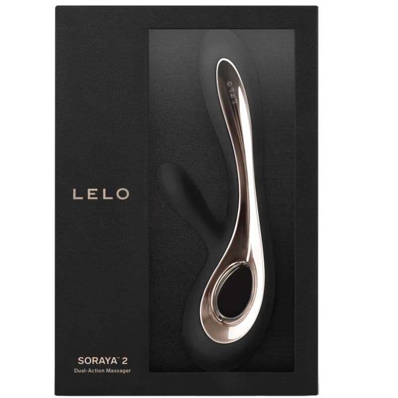 LELO - SORAYA 2 BLACK RABBIT VIBRATOR thumb 3