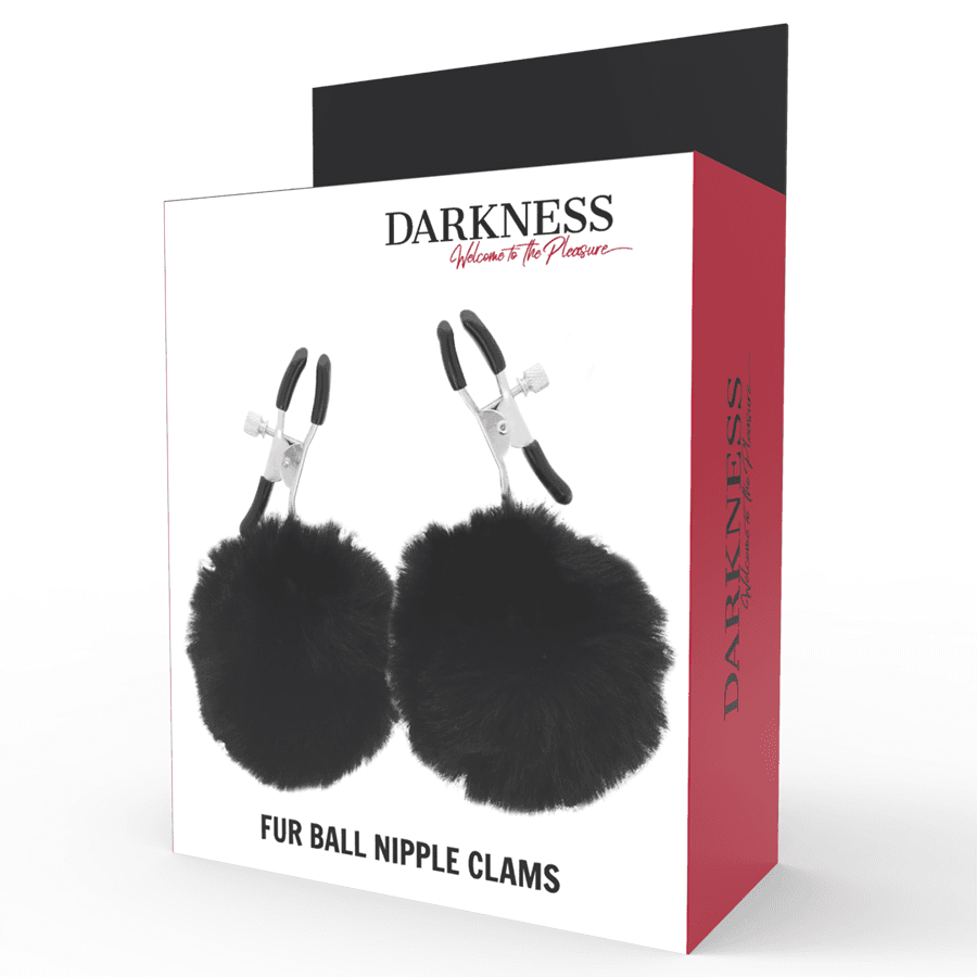 DARKNESS - NIPPLE CLAMPS WITH POM POMS 1 thumb 4