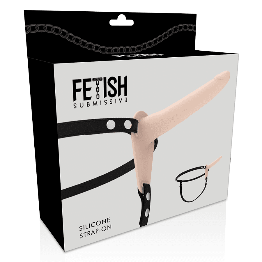 FETISH SUBMISSIVE HARNESS - FLESH SILICONE 15 CM thumb 5