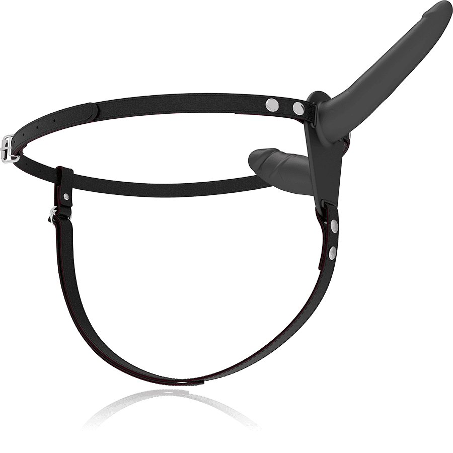 FETISH SUBMISSIVE DOUBLE PENETRIX STRAP-ON BLACK UP thumb 3