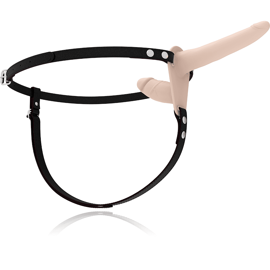 FETISH SUBMISSIVE HARNESS - DOUBLE PENETRATION FLESH UP VIBRATOR thumb 3