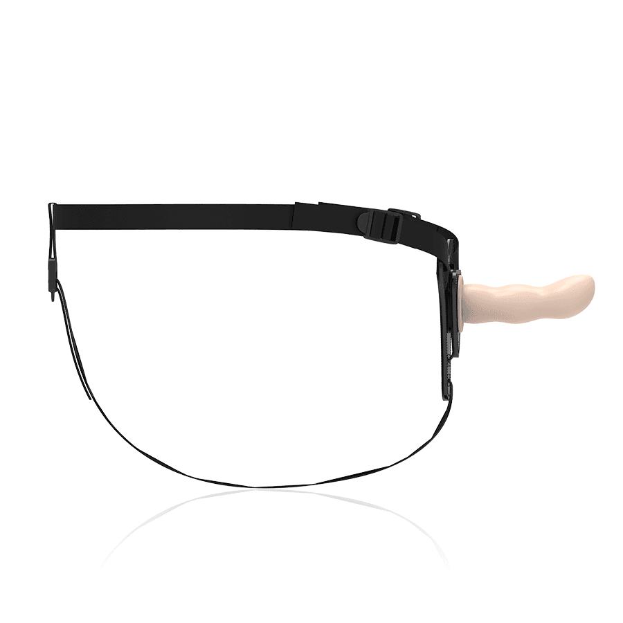 FETISH SUBMISSIVE HARNESS - FLESH SILICONE G-SPOT 12.5 CM thumb 4