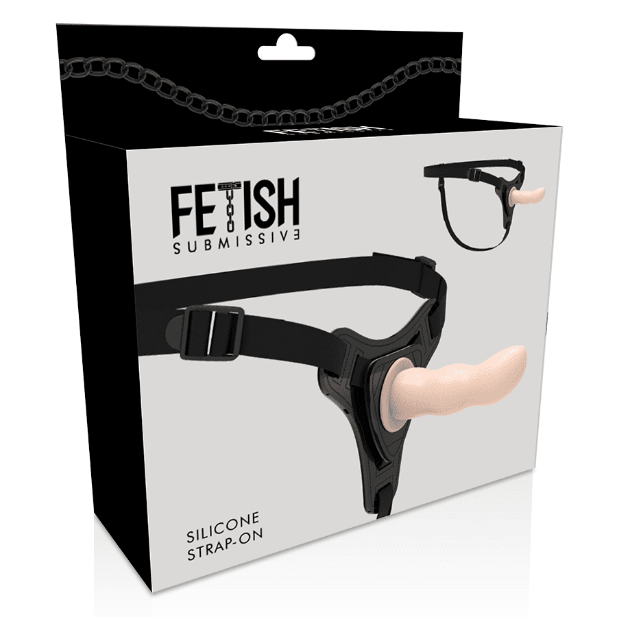 FETISH SUBMISSIVE HARNESS - FLESH SILICONE G-SPOT 12.5 CM thumb 5