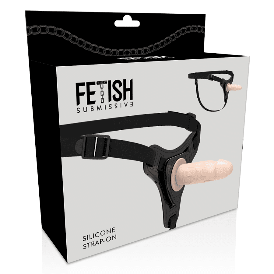 FETISH SUBMISSIVE HARNESS - FLESH REALISTIC SILICONE 12.5 CM thumb 4