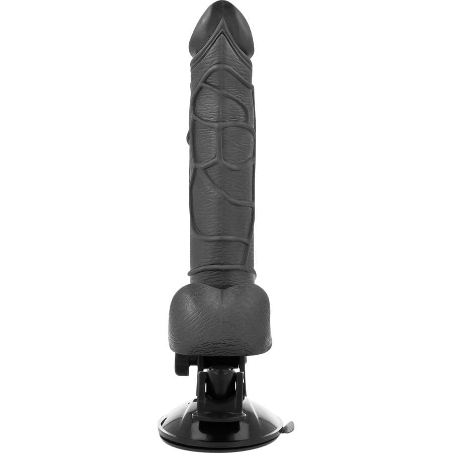 BASECOCK - REALISTIC VIBRATOR REMOTE CONTROL BLACK WITH TESTICLES 19.5 CM -O- 4 CM thumb 3