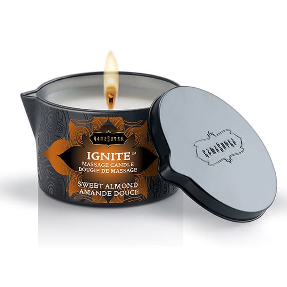 KAMASUTRA - MEDITERRANEAN ALMOND MASSAGE CANDLE 170GR thumb 2