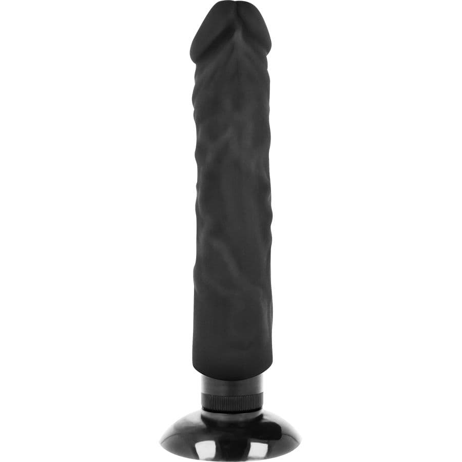 BASECOCK - REALISTIC VIBRATOR 2-1 BLACK 20 CM -O- 4 CM thumb 4