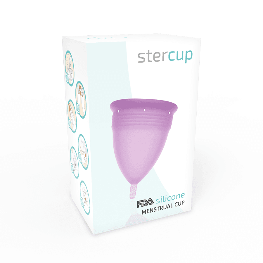STERCUP - FDA SILICONE MENSTRUAL CUP VIOLET - SIZE S thumb 5