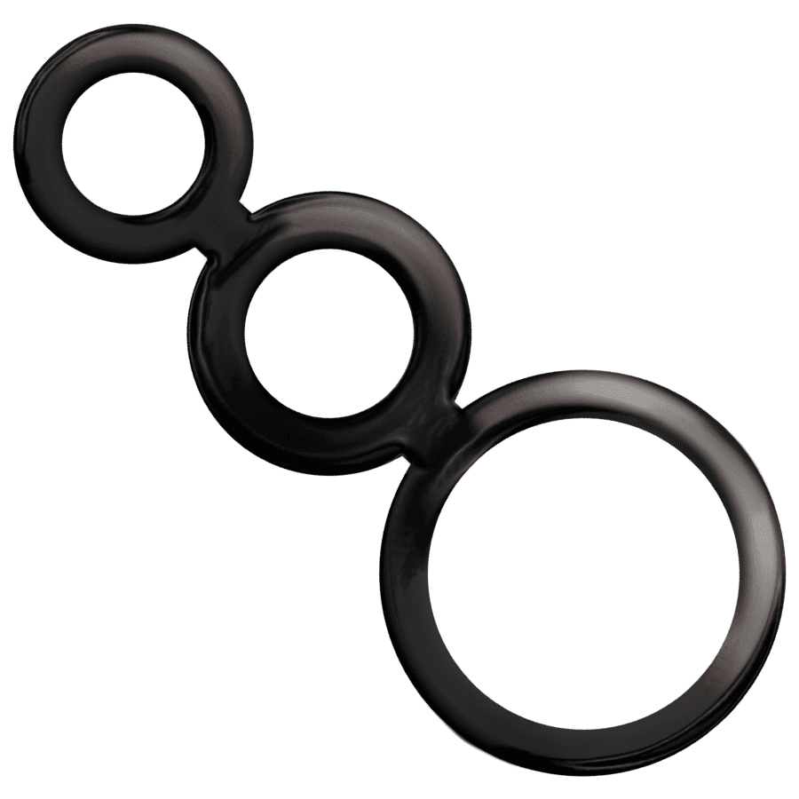 ADDICTED TOYS - RINGS SET FOR PENIS - SMOKED thumb 2