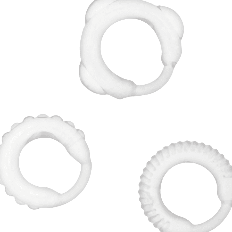 ADDICTED TOYS - C-RING SET CLEAR thumb 3