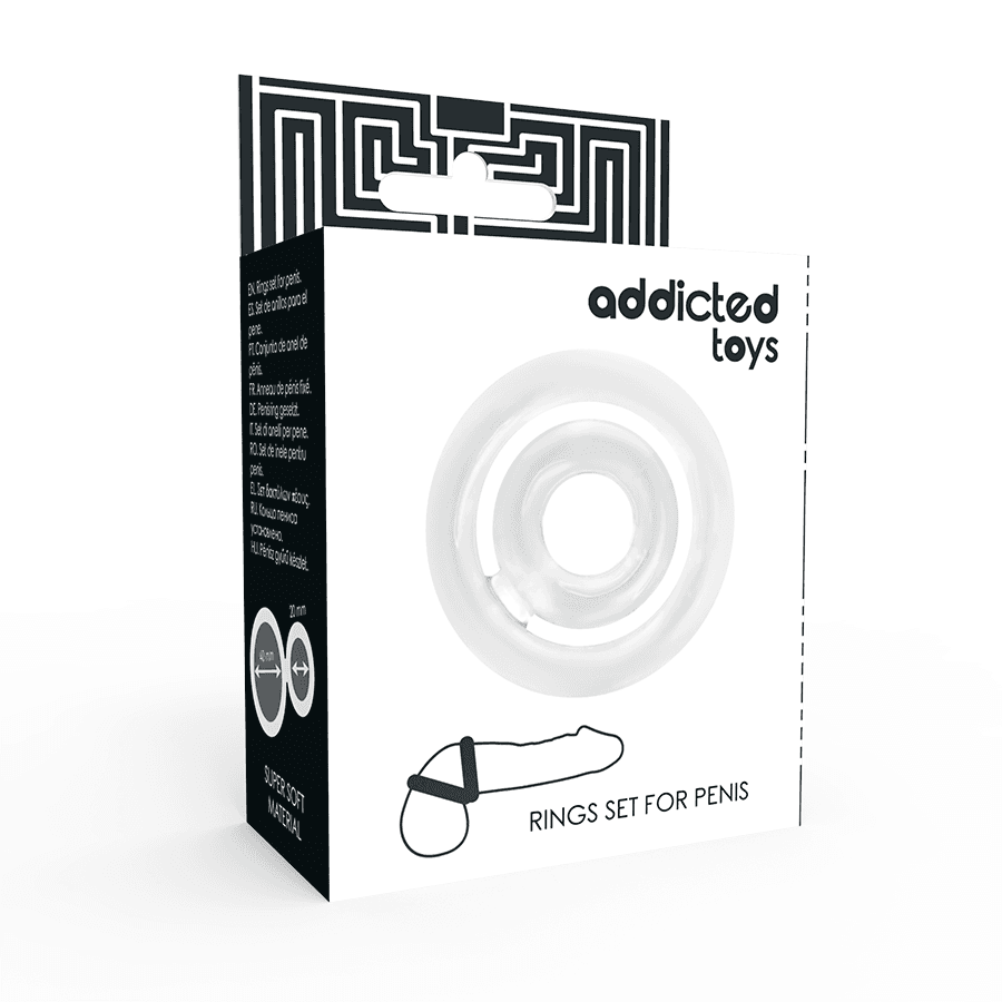 ADDICTED TOYS - POTENZ- C-RING PENIS CLEAR thumb 4