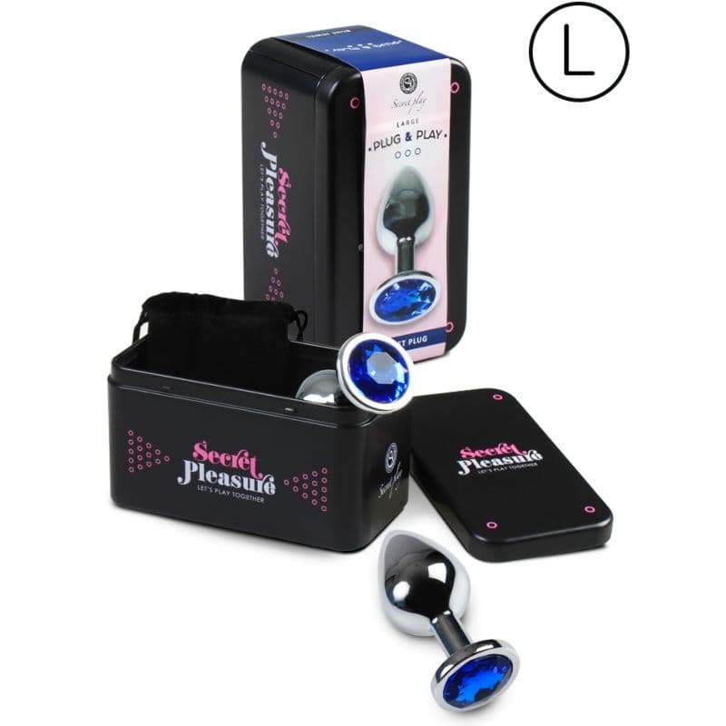 SECRETPLAY - ANAL PLUG SIZE L BLUE thumb 2