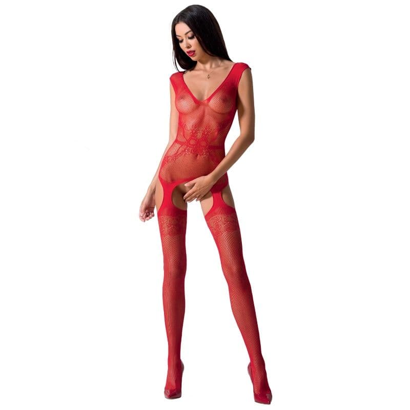 PASSION - WOMAN BS062 RED BODYSTOCKING ONE SIZE thumb 1