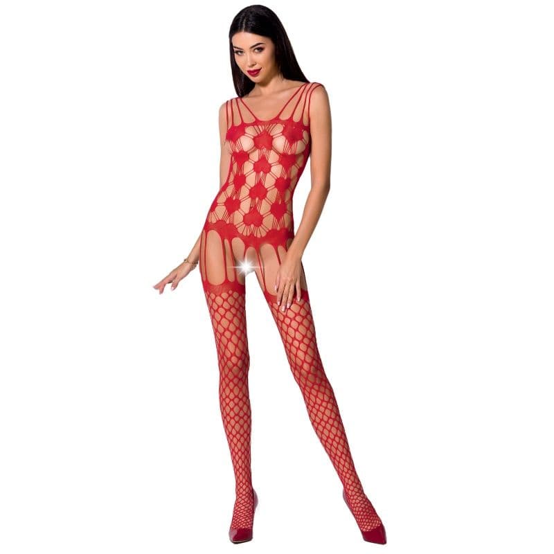PASSION - WOMAN BS067 RED BODYSTOCKING ONE SIZE thumb 1