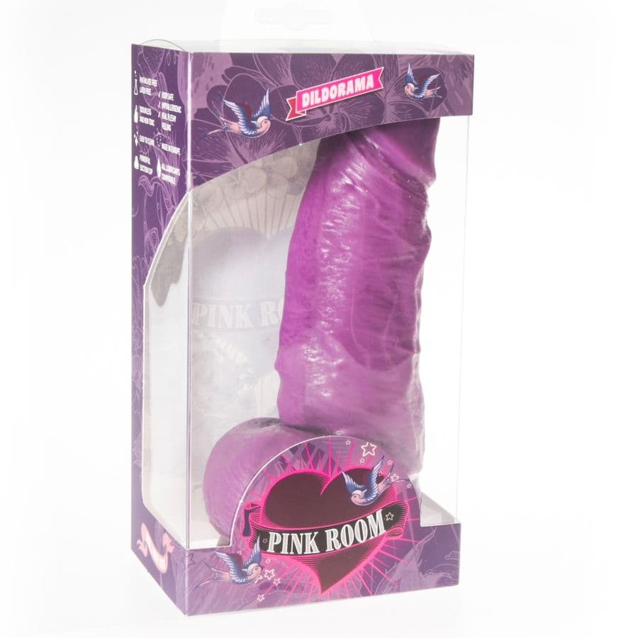 PINK ROOM - DAYAN REALISTIC DILDO PURPLE 17 CM thumb 2