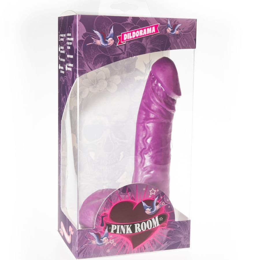 PINK ROOM - EBAN REALISTIC DILDO PURPLE 19 CM thumb 2