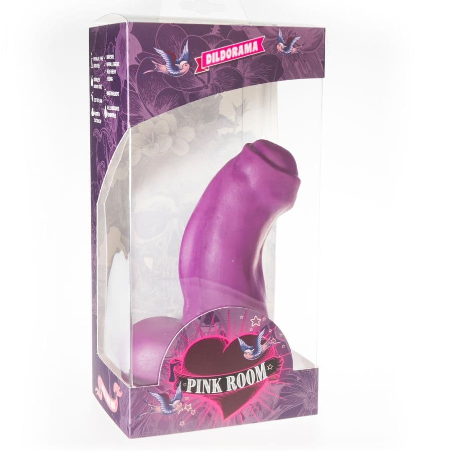 PINK ROOM - NESTOR REALISTIC DILDO PURPLE 16.5 CM thumb 2