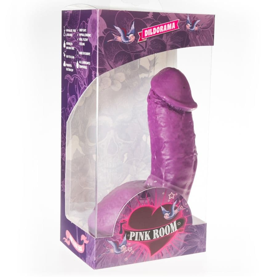PINK ROOM - ELIAN REALISTIC DILDO PURPLE 17.5 CM thumb 2