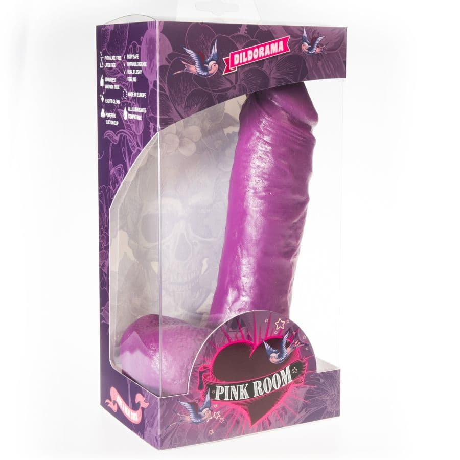 PINK ROOM - ANTON REALISTIC DILDO PURPLE 21.5 CM thumb 2