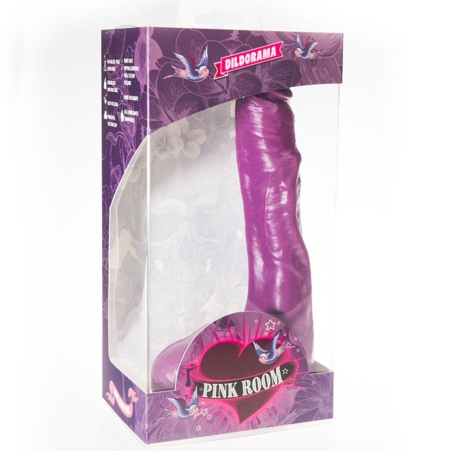 PINK ROOM - NILO REALISTIC DILDO PURPLE 23 CM thumb 2