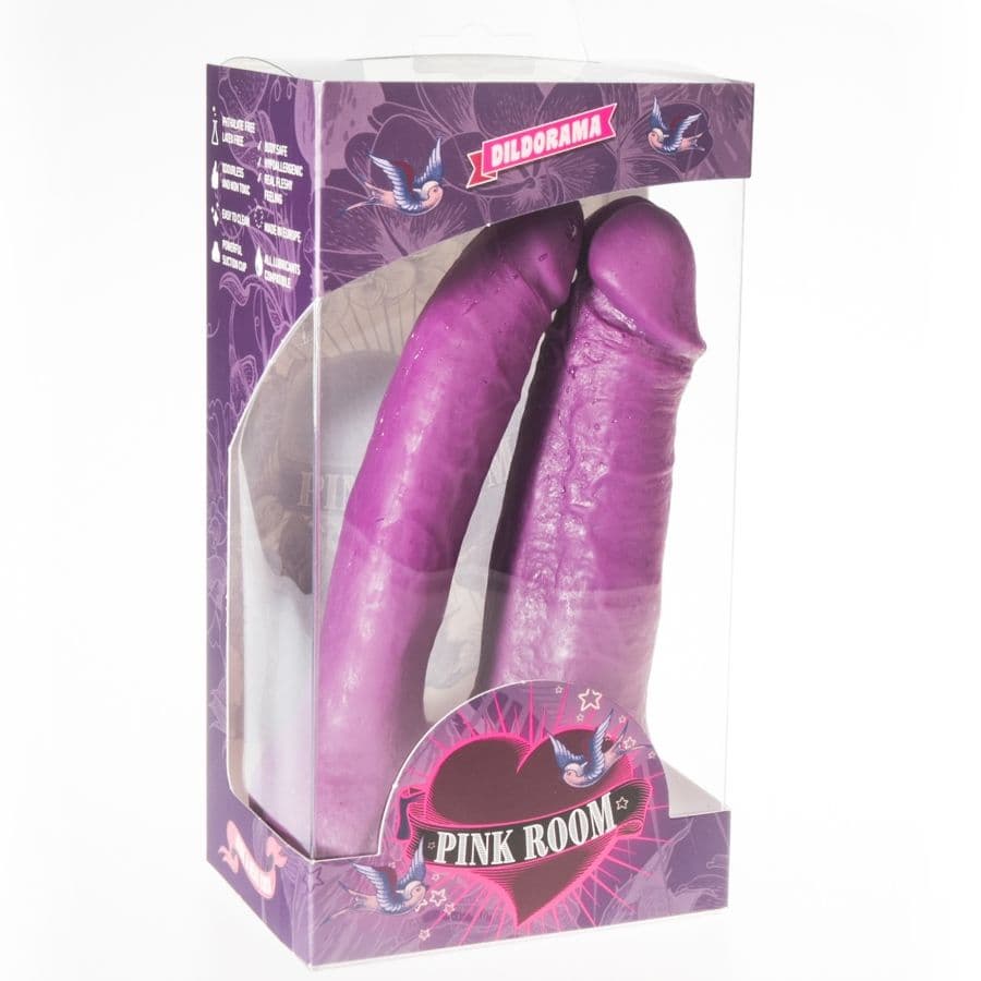 PINK ROOM - ARTHUS REALISTIC DILDO PURPLE 17CM/15.5CM thumb 2