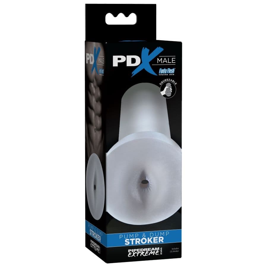 PDX MALE - PUMP AND DUMP STROKER - CLEAR thumb 2