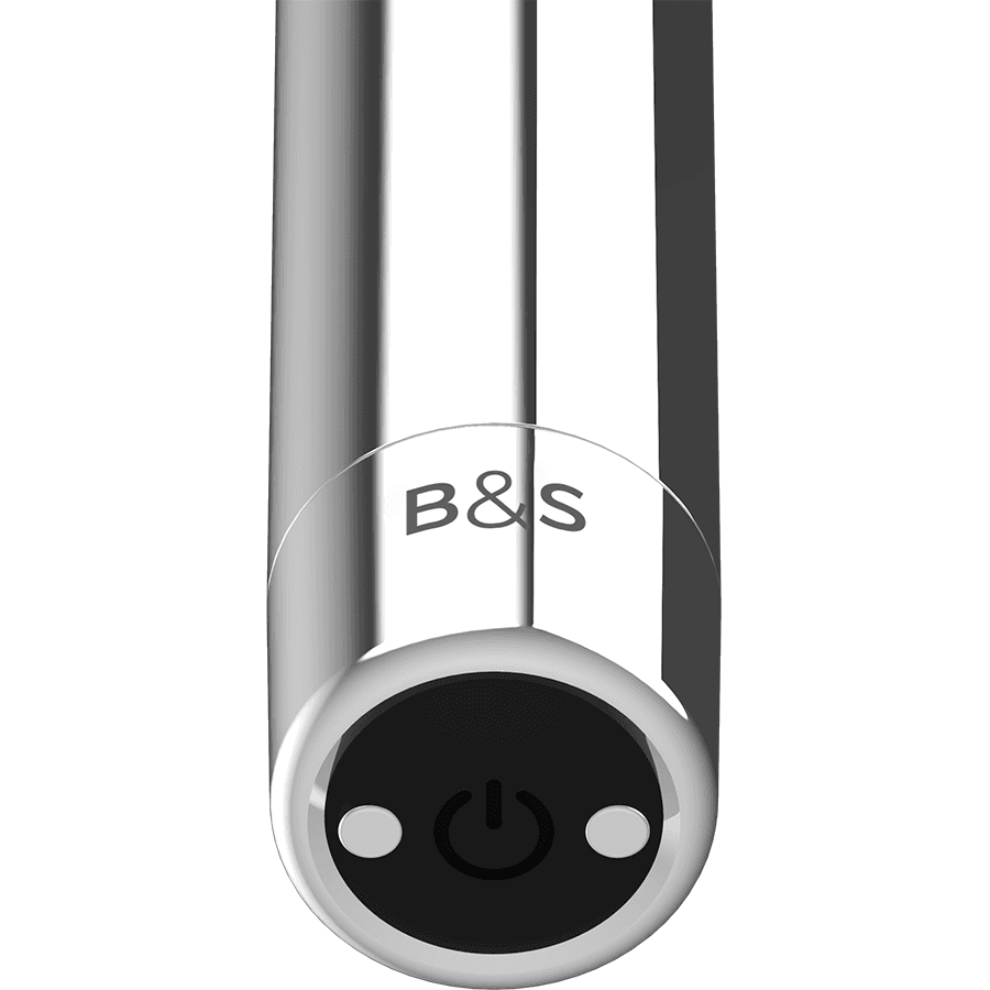 BLACK&SILVER - KAILAN 2 SILVER VIBRATING MAGNETIC BULLET thumb 3