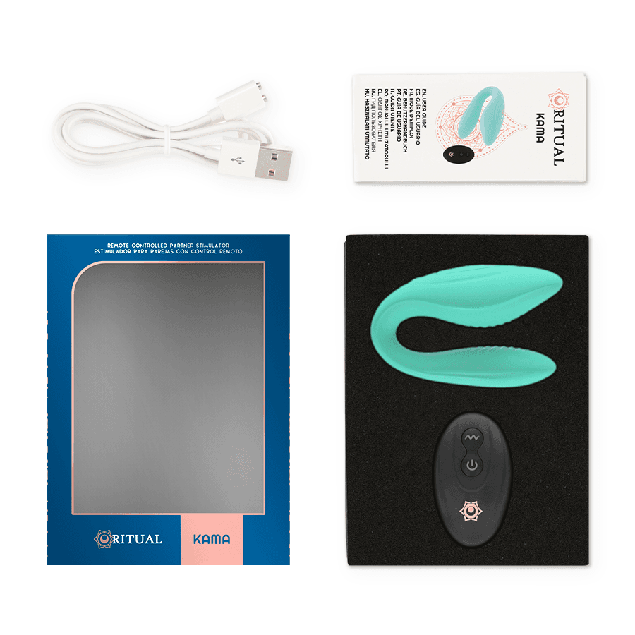 RITHUAL - KAMA REMOTE CONTROL FOR COUPLES AQUA thumb 7