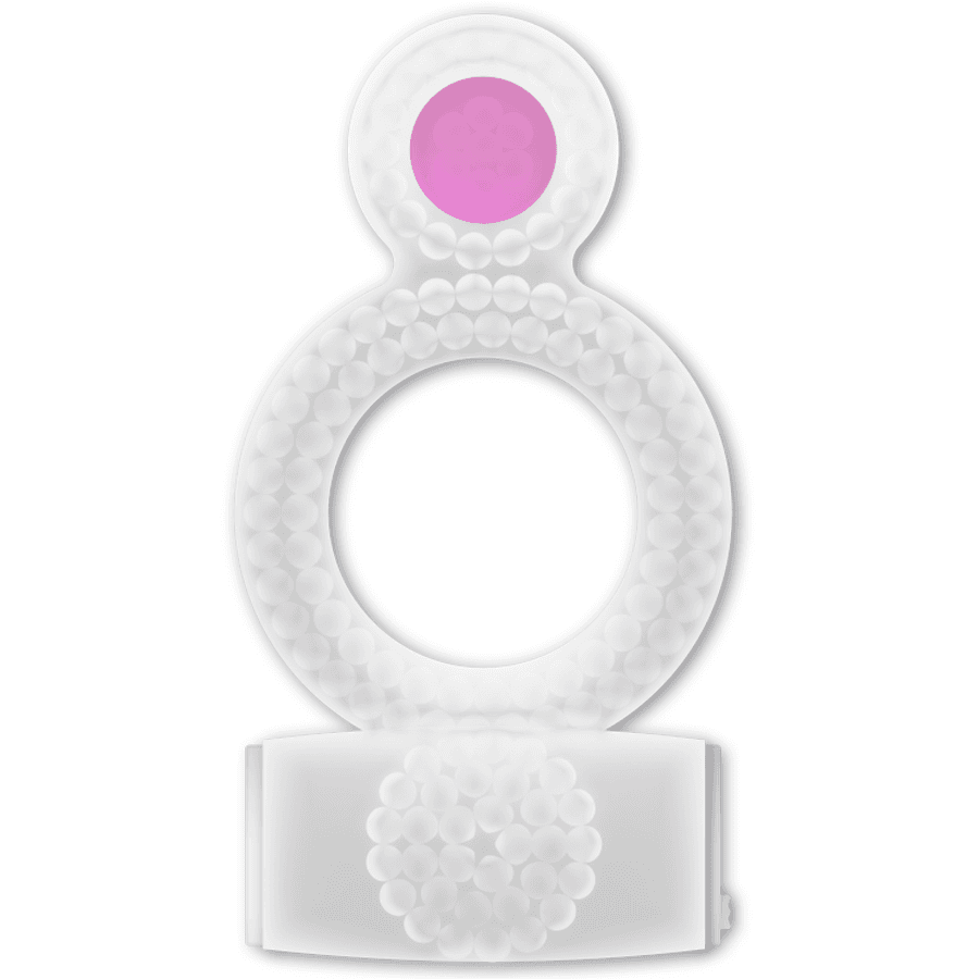 CASUAL LOVE - RING VIBRATING DOUBLE PLEASURE TRANSPARENT thumb 2