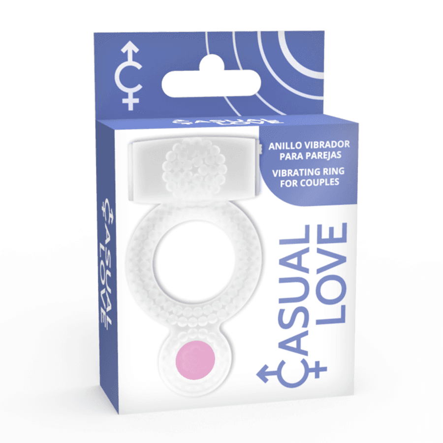 CASUAL LOVE - RING VIBRATING DOUBLE PLEASURE TRANSPARENT thumb 4