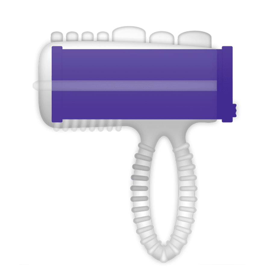 CASUAL LOVE - RING TONGUE VIBRATING PURPLE thumb 2