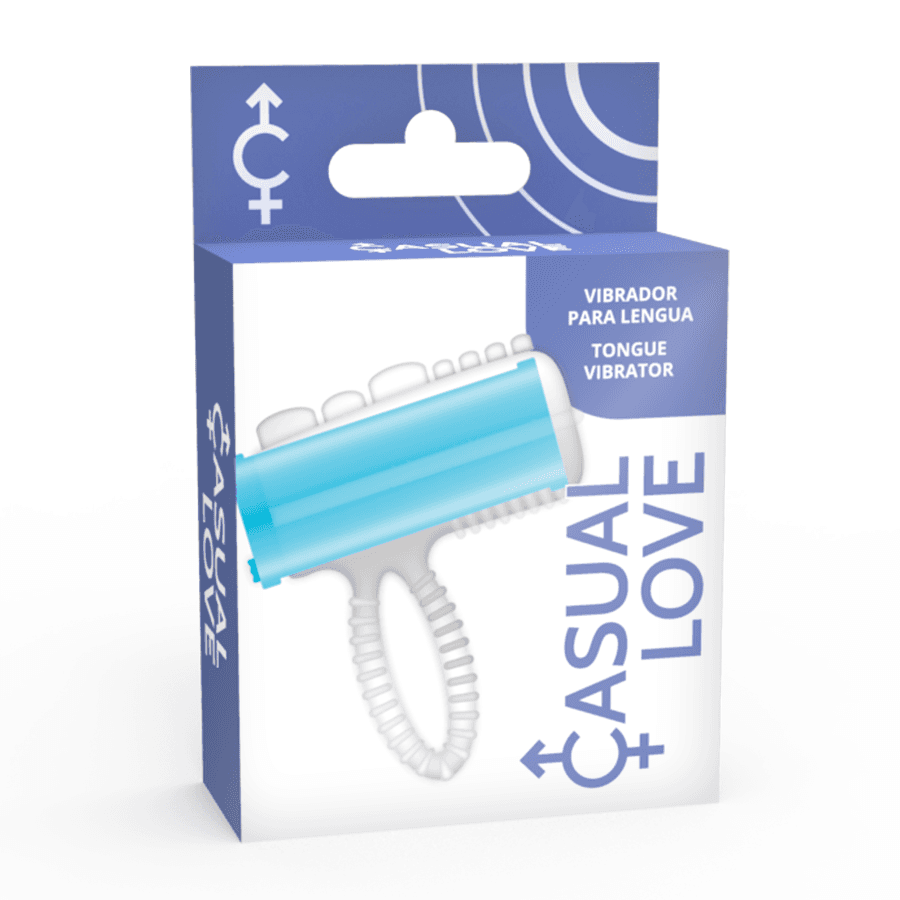 CASUAL LOVE - RING TONGUE VIBRATING BLUE thumb 3