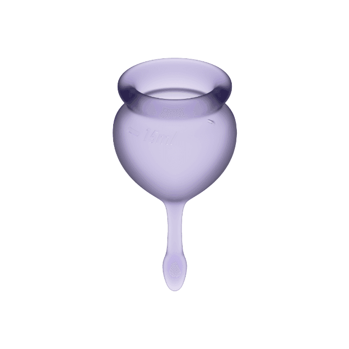 SATISFYER - FEEL GOOD MENSTRUAL CUP PURPLE 15 + 20 ML thumb 3