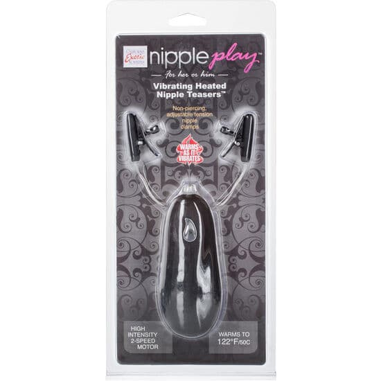 CALEXOTICS - VIBR HEATED NIPPLE TEASERS BLACK thumb 3