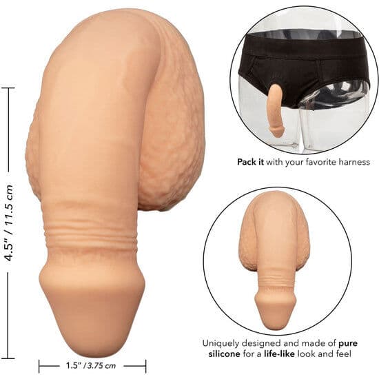 CALEXOTICS - SILICONE PACKING PENIS 12.75 CM FLESH thumb 3