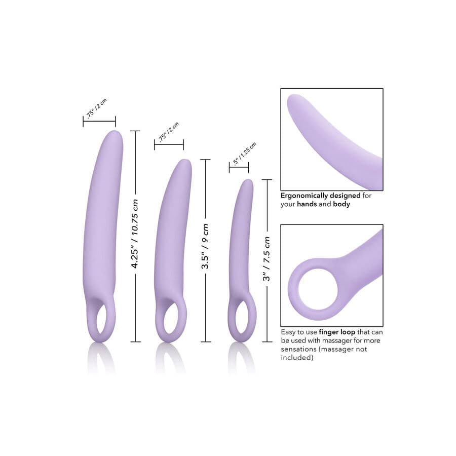 CALEXOTICS - DR LAURA BERMAN ALENA SET OF 3 SILICONE DILATORS thumb 3