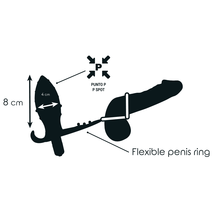 ADDICTED TOYS - ANAL PLUG WITH DOUBLE BLACK RING thumb 3