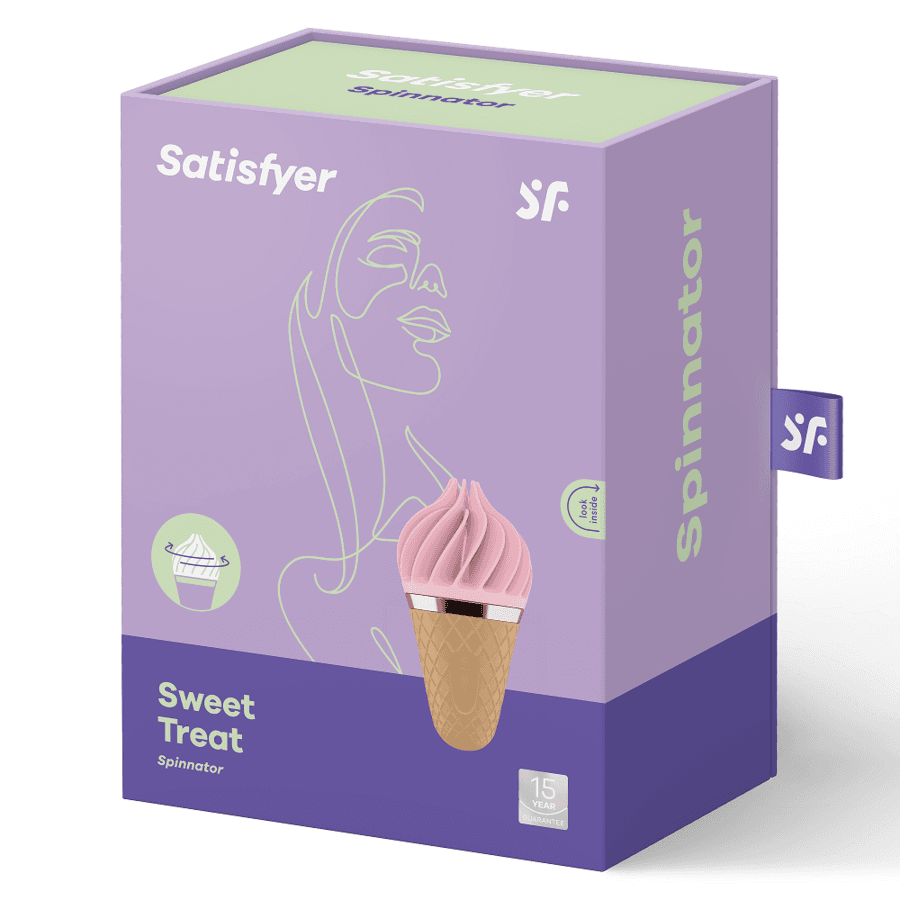 SATISFYER - SWEET TREAT SPINNATOR BROWN & PINK thumb 3