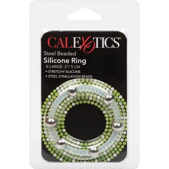 CALEXOTICS - STEEL BEADED SILICONE RING XL thumb 2