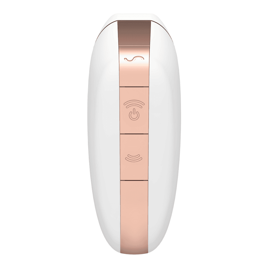SATISFYER - LOVE TRIANGLE AIR PULSE STIMULATOR & VIBRATOR WHITE thumb 5