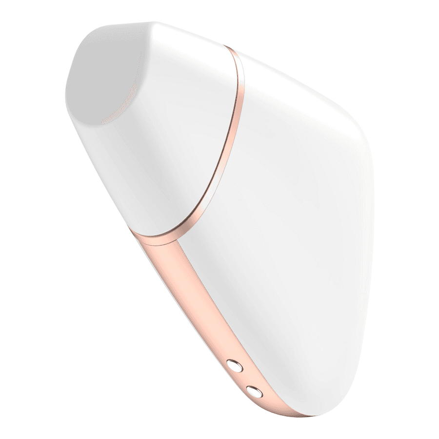 SATISFYER - LOVE TRIANGLE AIR PULSE STIMULATOR & VIBRATOR WHITE thumb 4