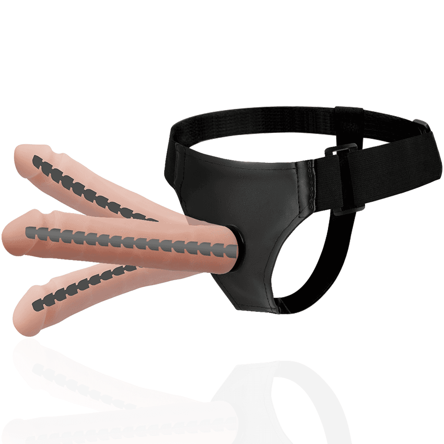 HARNESS ATTRACTION - DERICK ARTICULABLE FLESH 22.5 CM -O- 4.5 CM thumb 3