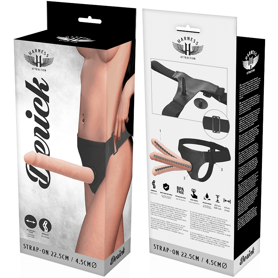 HARNESS ATTRACTION - DERICK ARTICULABLE FLESH 22.5 CM -O- 4.5 CM thumb 6