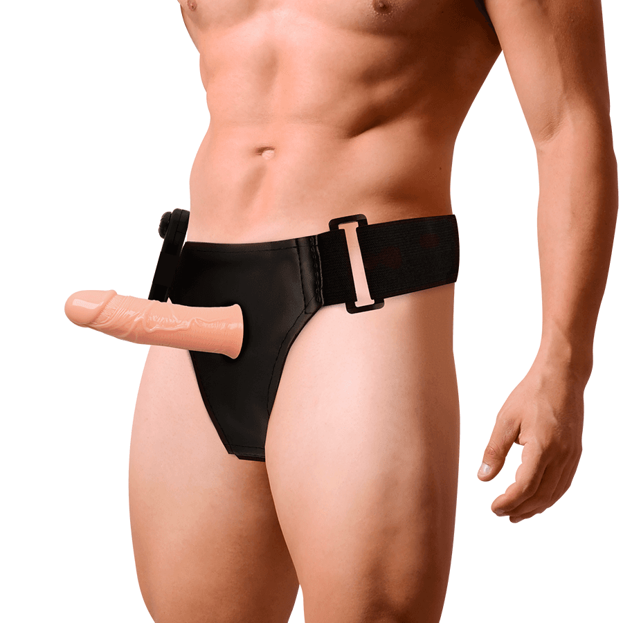 HARNESS ATTRACTION - GREGORY HOLLOW RNES WITH VIBRATOR 16.5 CM -O- 4.3 CM thumb 2