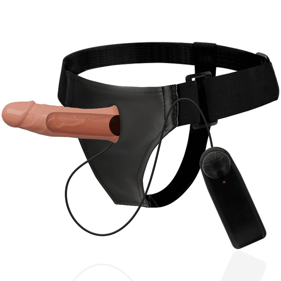 HARNESS ATTRACTION - GREGORY HOLLOW RNES WITH VIBRATOR 16.5 CM -O- 4.3 CM thumb 3