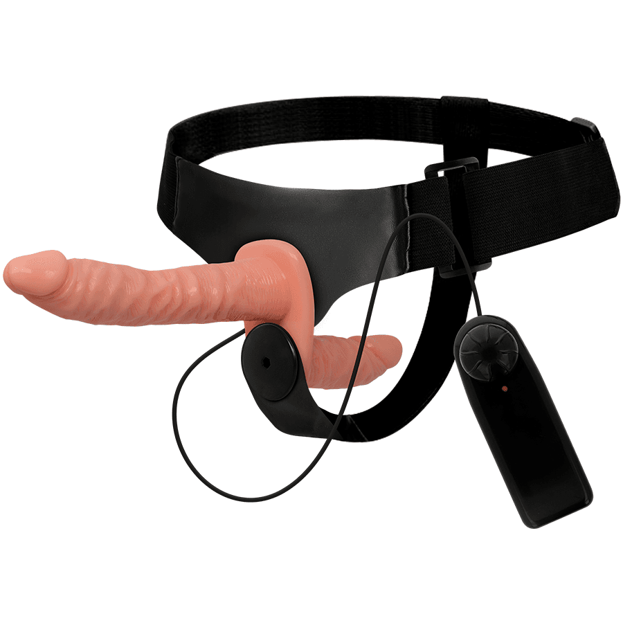 HARNESS ATTRACTION - HARRIS DOUBLE PENETRACI N WITH VIBRATION 18 CM -O- 3.5 CM thumb 3