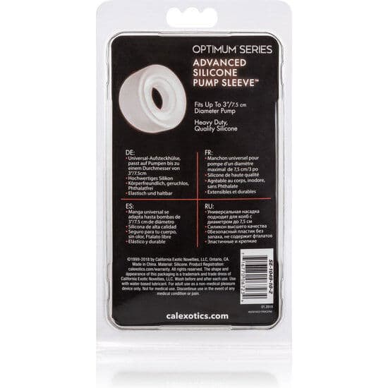 CALEXOTICS - ADV SILICONE PUMP SLEEVE TRANSPARENT thumb 4